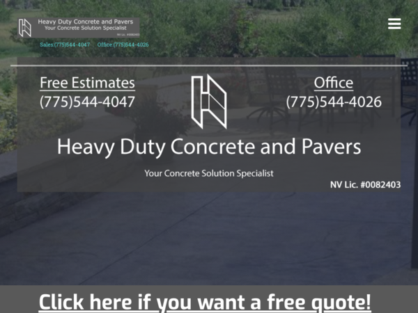 Heavy Duty Concrete and Pavers