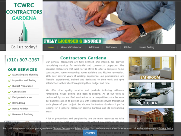 Tcwrc Contractors Gardena