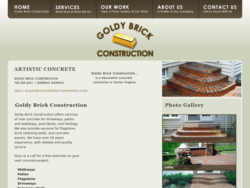 Goldy Brick Construction