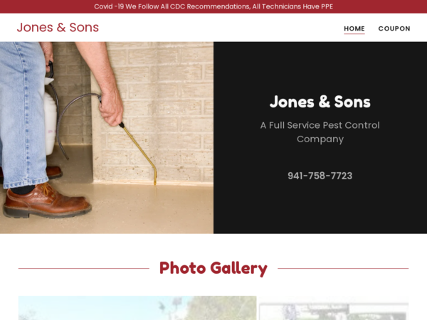 Jones and Sons Pest Control