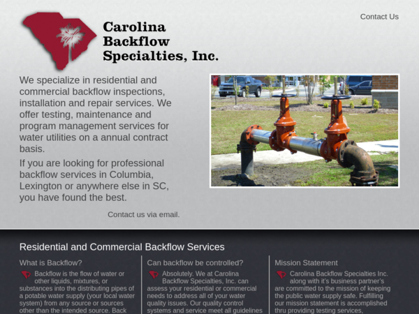 Carolina Backflow Specialties