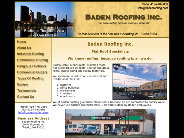 Baden Roofing Inc