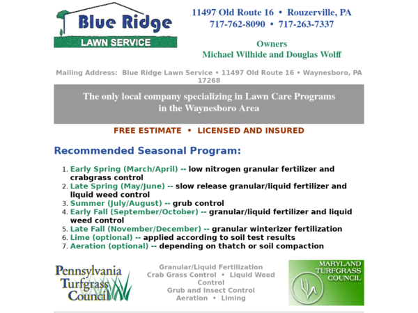 Blue Ridge Lawn Services