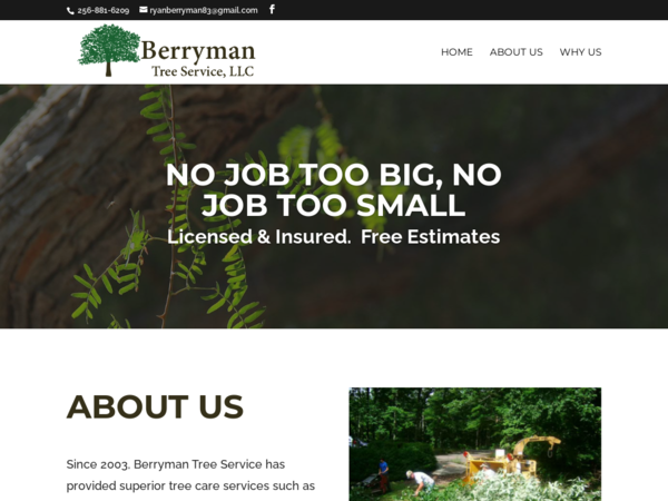 Berryman Tree Services Huntsville
