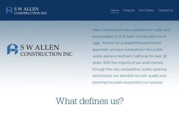 S W Allen Construction Inc