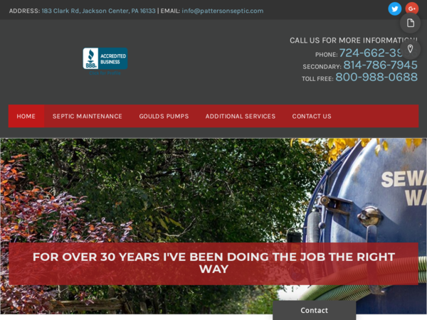 Patterson Septic Service