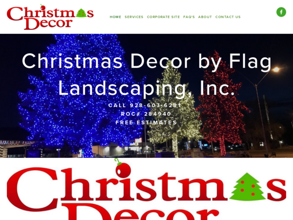 Flag Landscaping & Christmas Decor