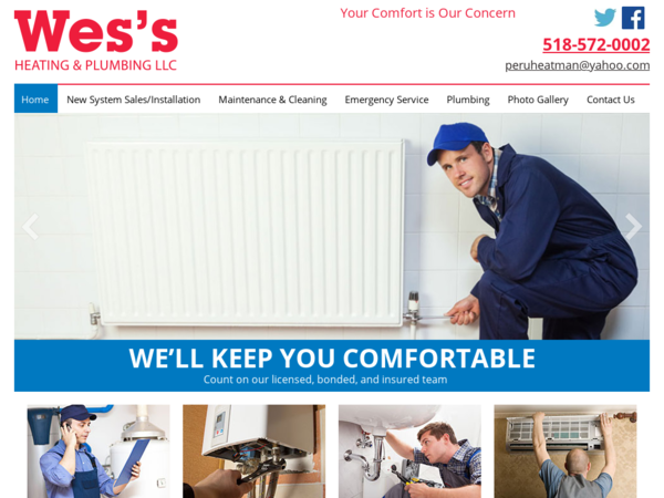 Wes's Heating & Plumbing LLC