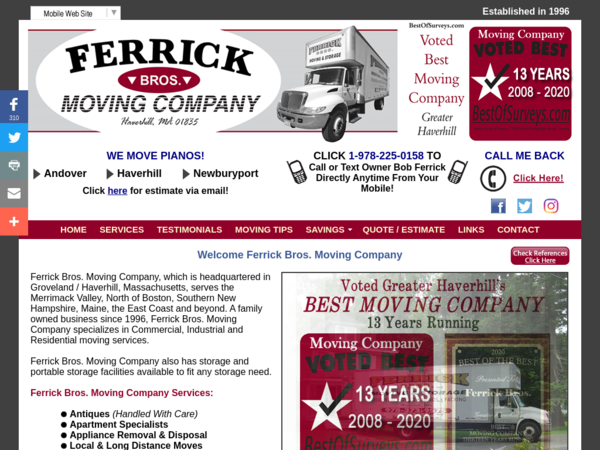 Ferrick Brothers Moving Co