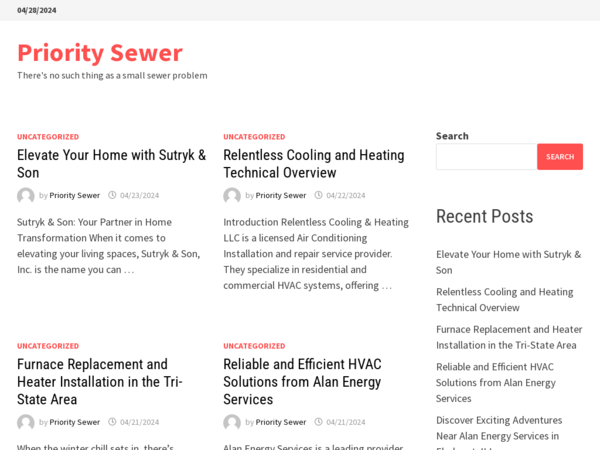 Priority Sewer & Drain Services