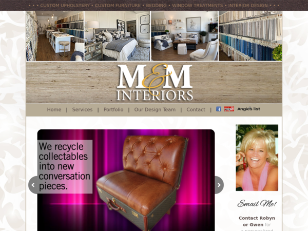 M & M Interiors and Custom Upholstery