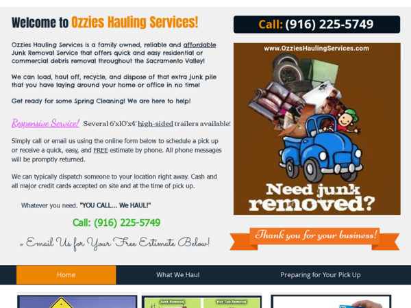 Ozzies Hauling Services