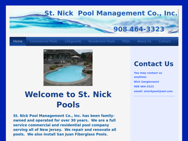 St Nick Pool Management Inc