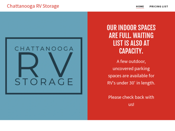 Chattanooga RV Storage