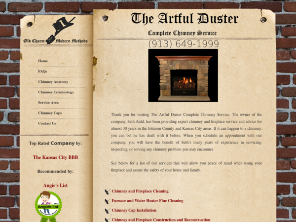 Artful Duster Complete Chimney