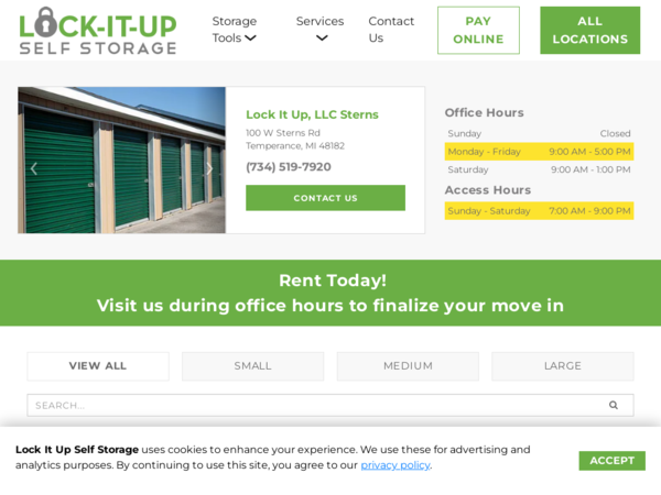 Temperance Self Storage