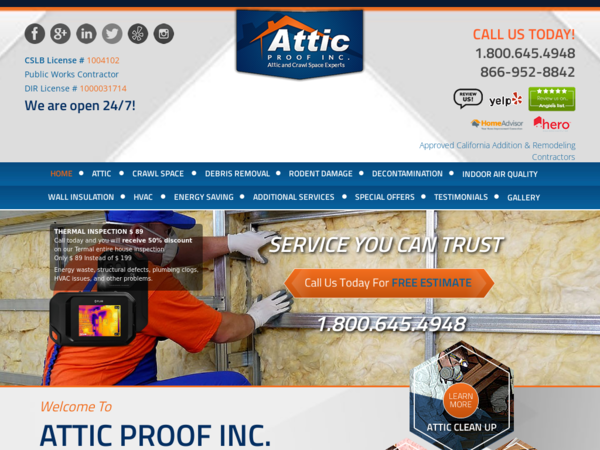 Attic Proof Inc Blue Arrow Construction