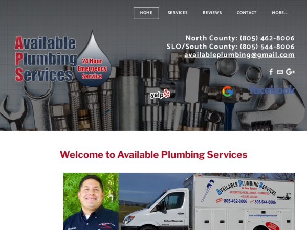 Available Plumbing Services