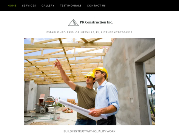 P R Construction Inc