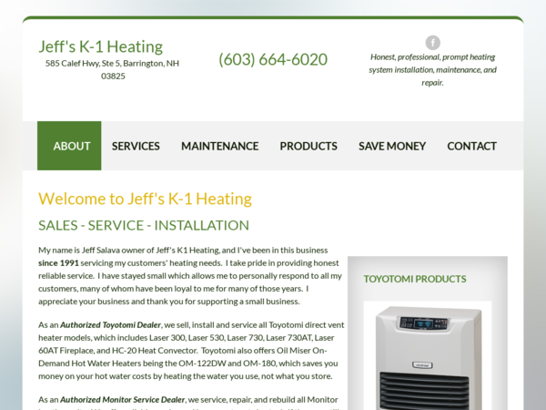 Jeff's K-1 Heating LLC