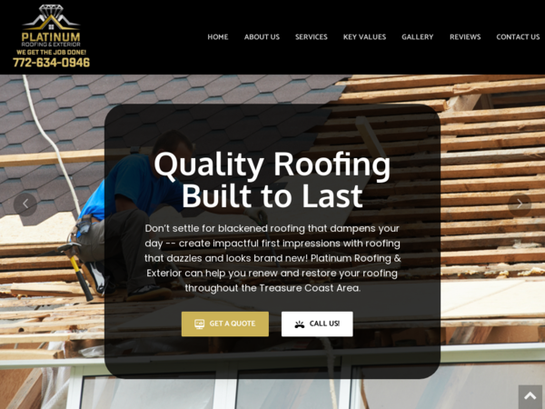 Platinum Roofing & Exterior LLC