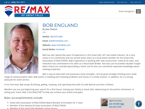 Bob England Broker/Realtor