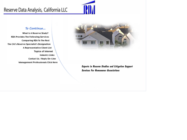 Reserve Data Analysis So Ca