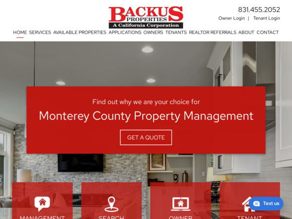 Backus Properties