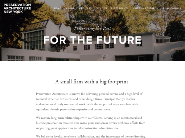 Preservation Architecture NY