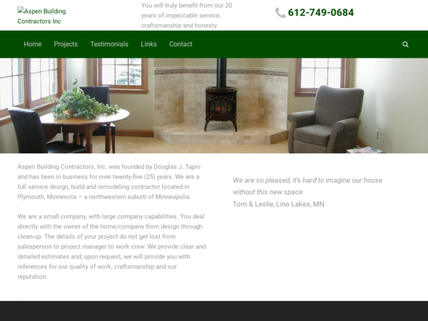 Aspen Building Contractors Inc
