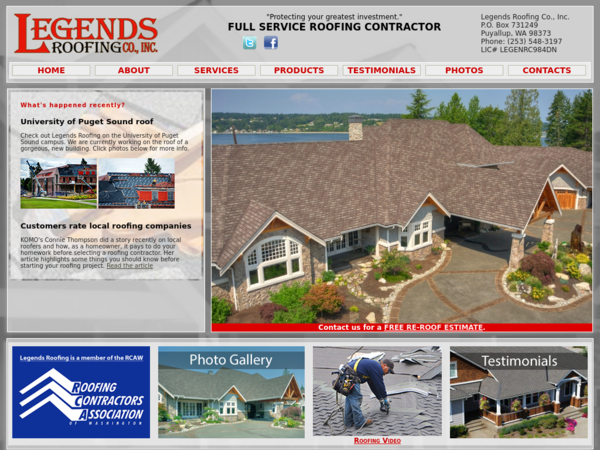 Legends Roofing Co