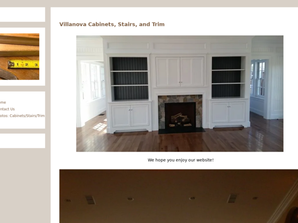 Villanova Cabinets and Stairs