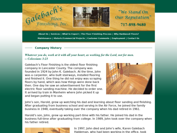 Galebach's Floor Finishing Inc