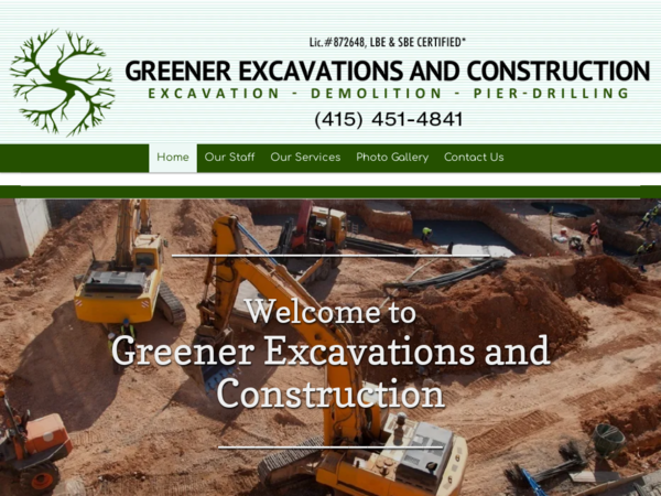 Greener Excavations and Construction