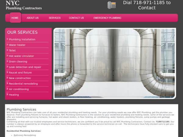 NYC Plumbing Contractors .