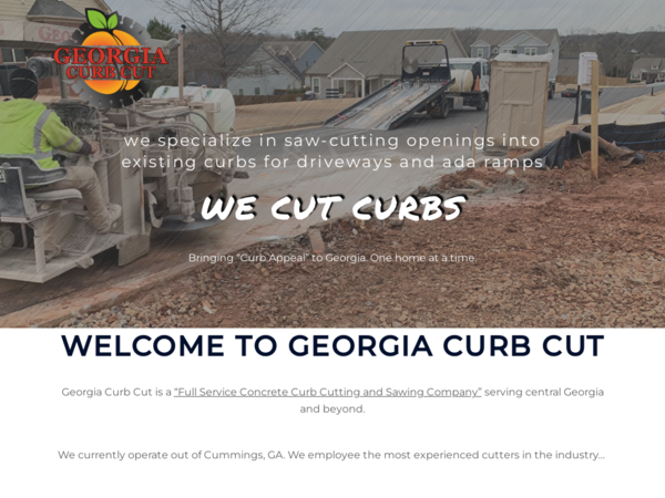 Georgia Curb Cut