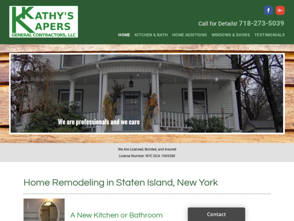 Kathy's Kapers General Contractors Llc