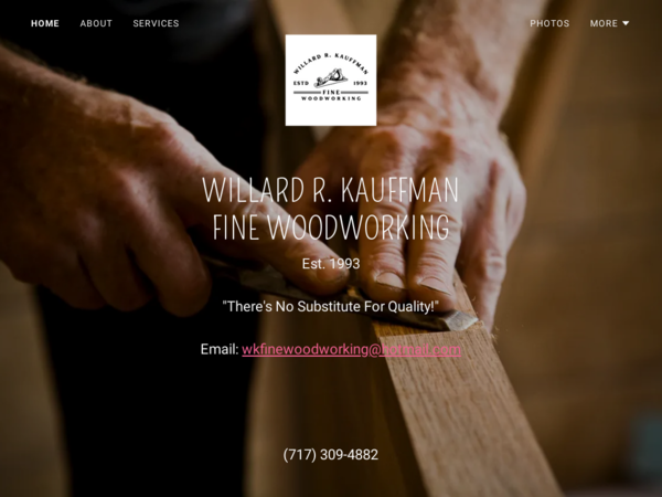 Willard R. Kauffman Fine Woodworking