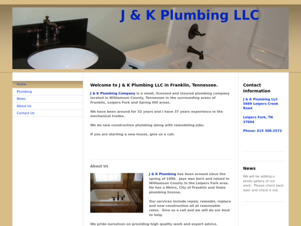 J & K Plumbing LLC