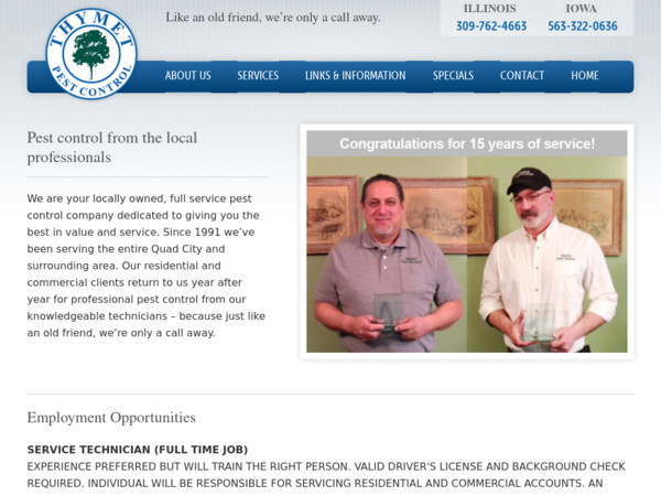 Thymet Pest Control