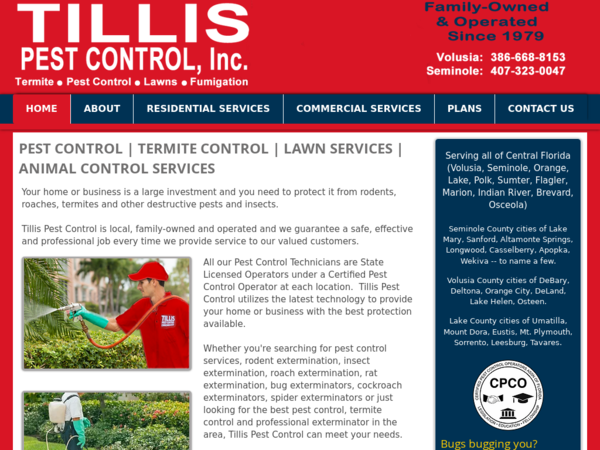 Tillis Pest Control