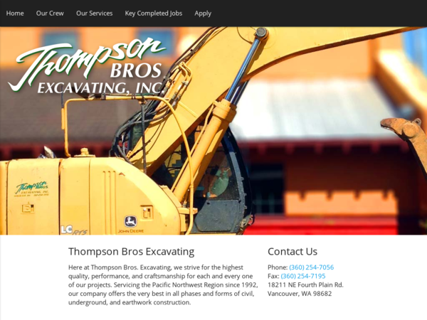 Thompson Brothers Excavating