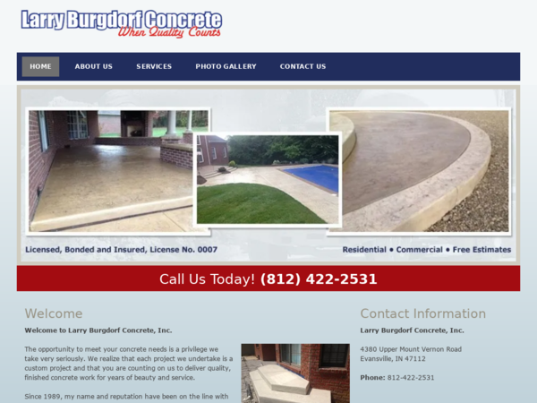 Larry Burgdorf Concrete Inc