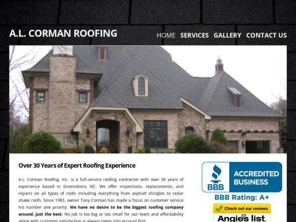 A L Corman Roofing Inc