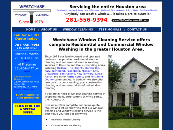 Westchase Window Cleaning
