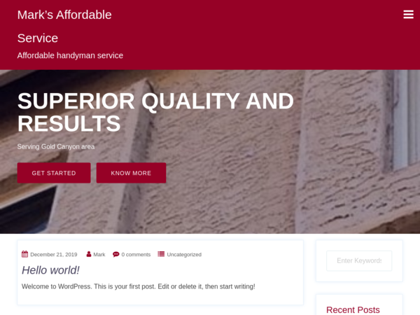 Affordable Mark's Handyman Services