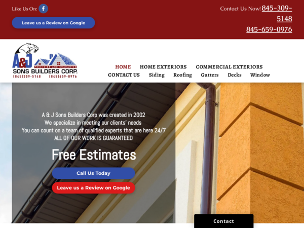 A & J Sons Builders Corp