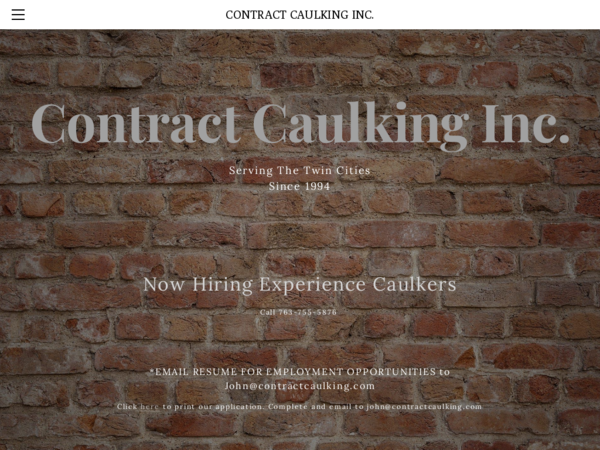 Contract Caulking Inc.