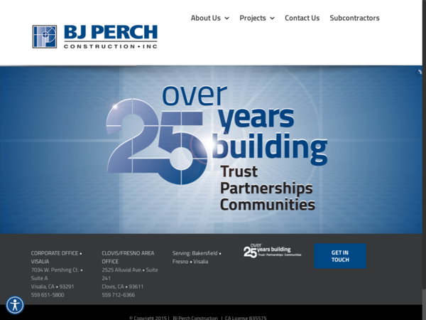 B J Perch Construction Inc
