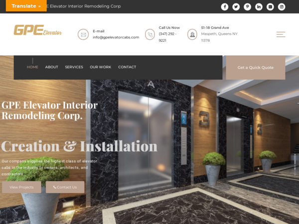 GPE Elevator Interior Remodeling Corp